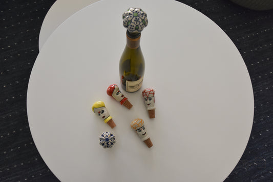 Raja Rani Bottle Stopper Set
