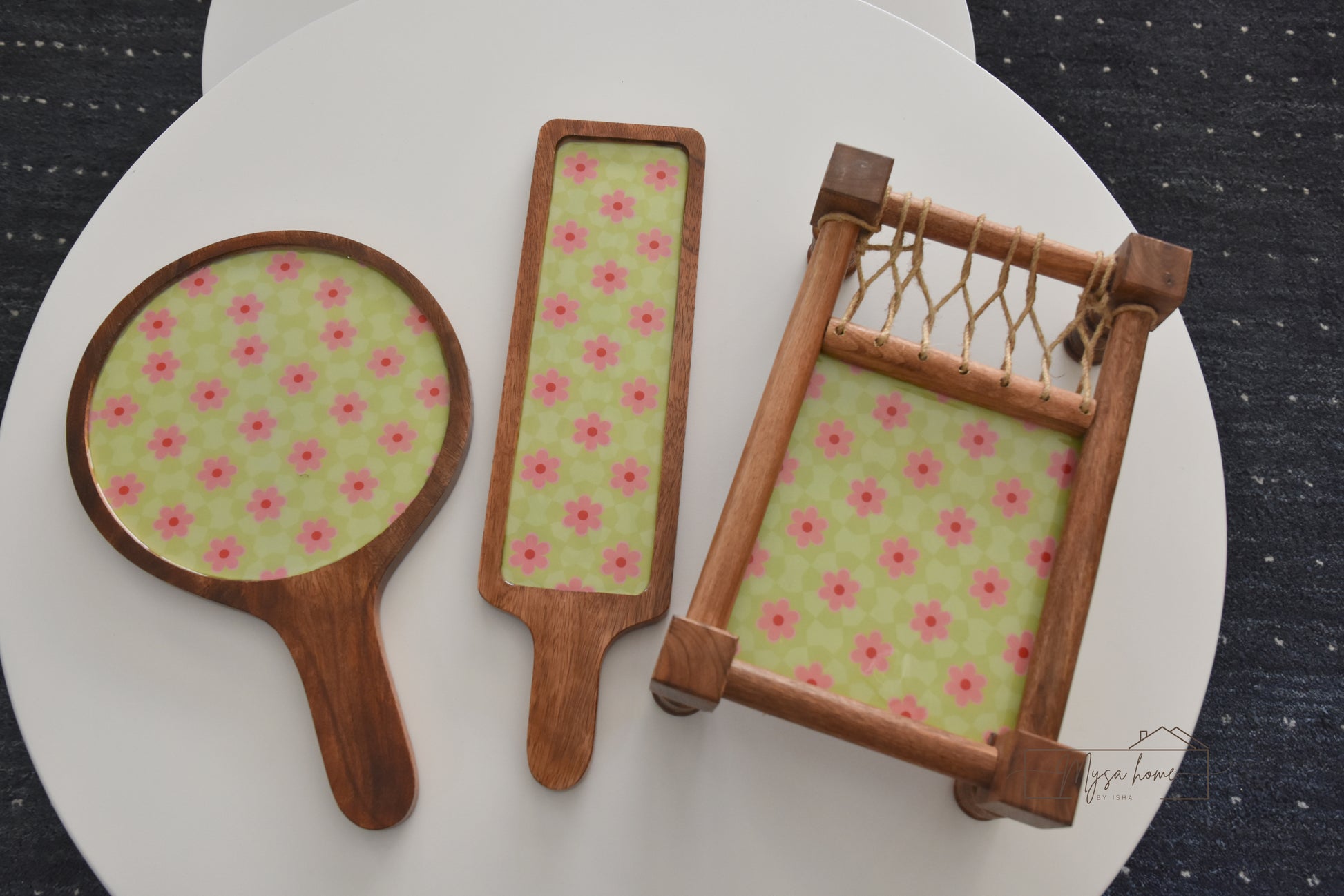 Wood Serving patters