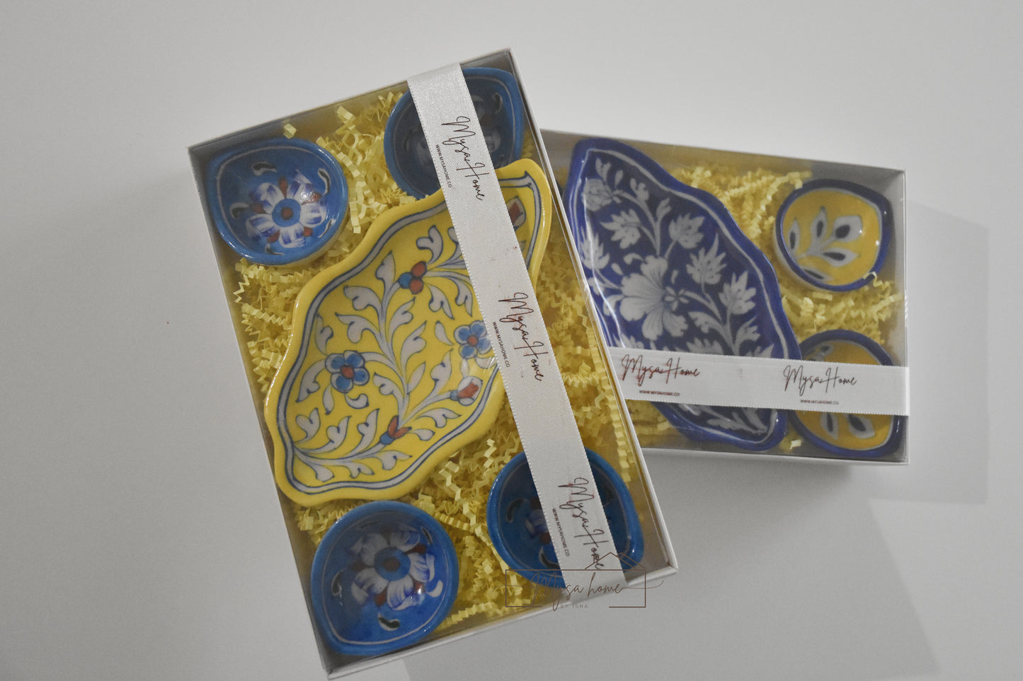 Luxury Diwali hamper gift set with handcrafted décor & serveware – Mysa Home