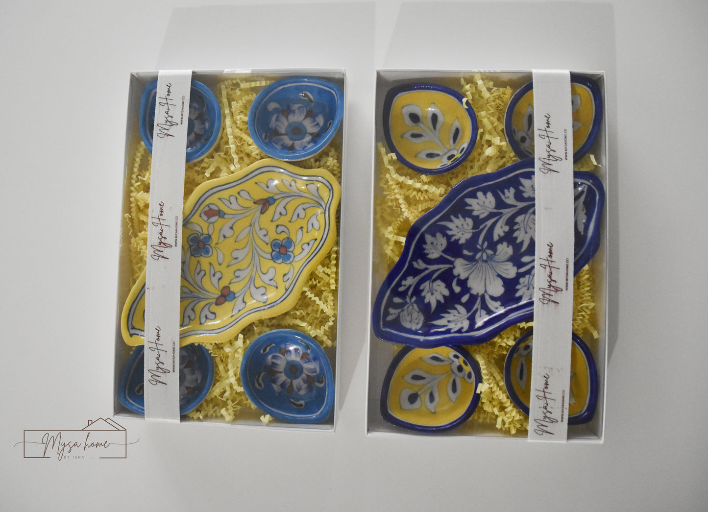 Luxury Diwali hamper gift set with handcrafted décor & serveware – Mysa Home