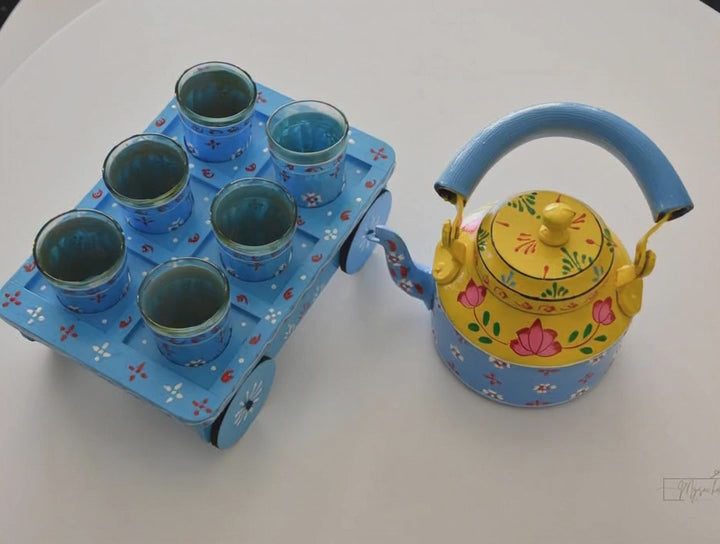 Tea Pot Pouring Chai
