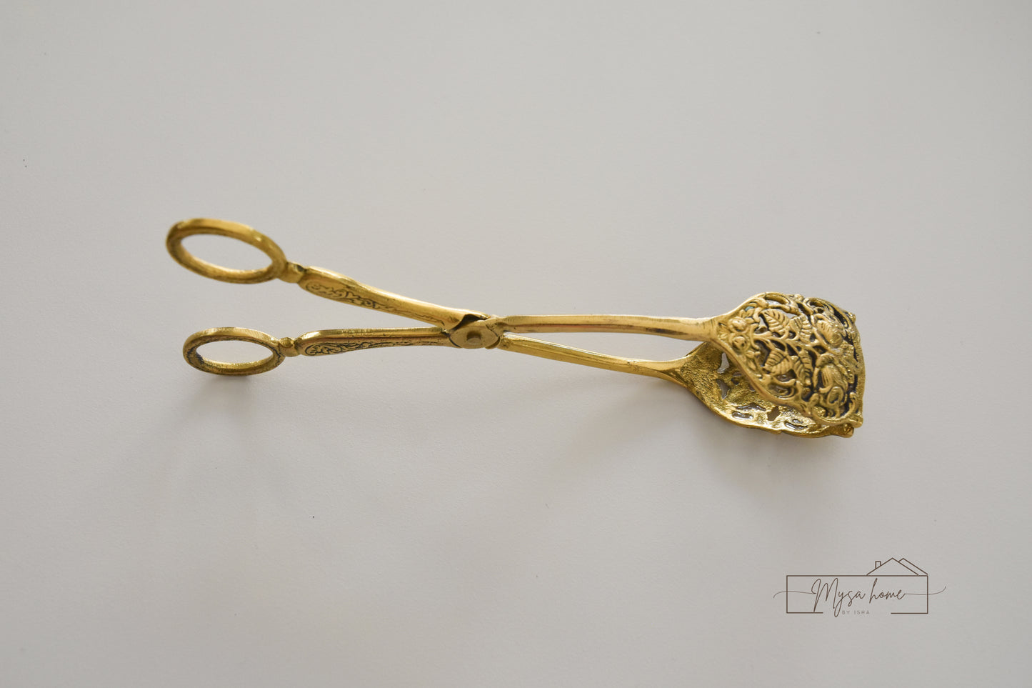 Decorative Brass Tongs