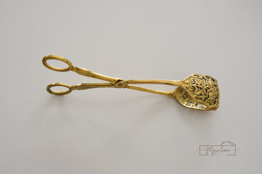 Decorative Brass Tongs