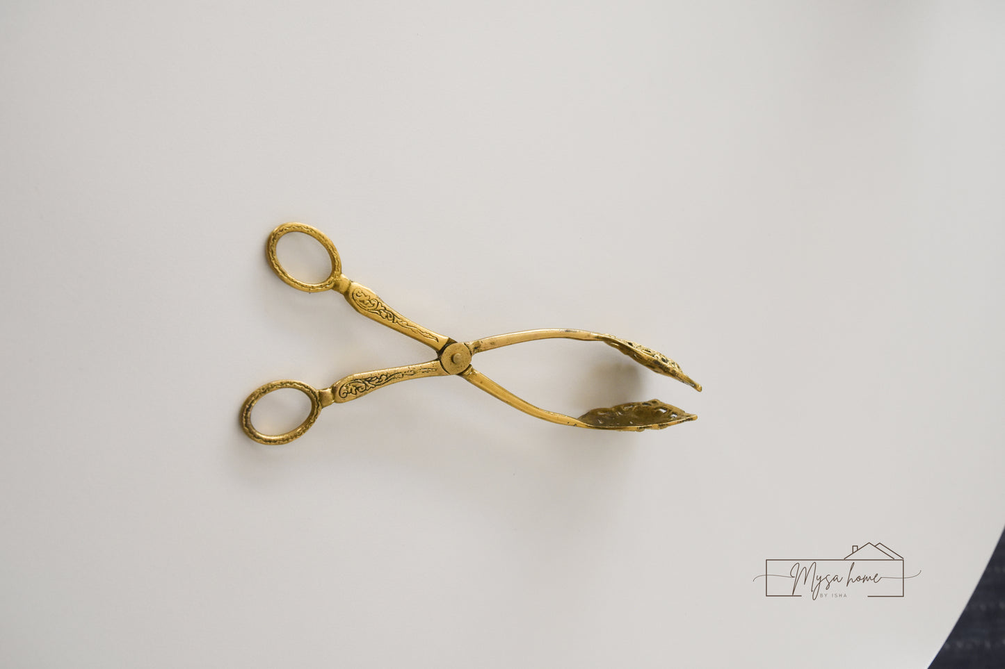 Decorative Brass Tongs