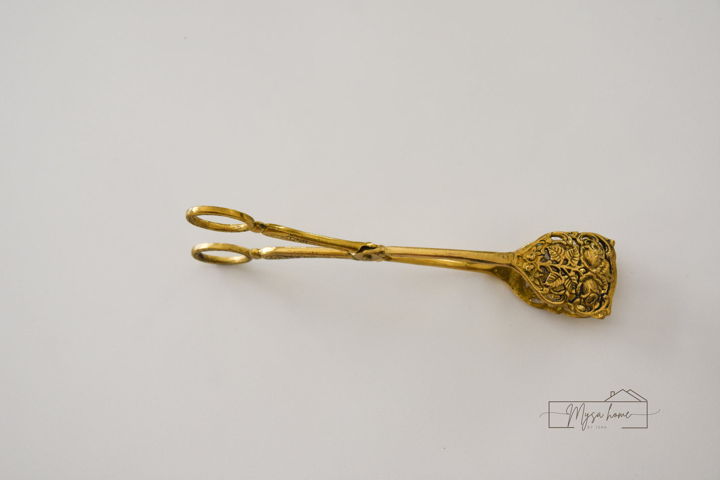 Decorative Brass Tongs