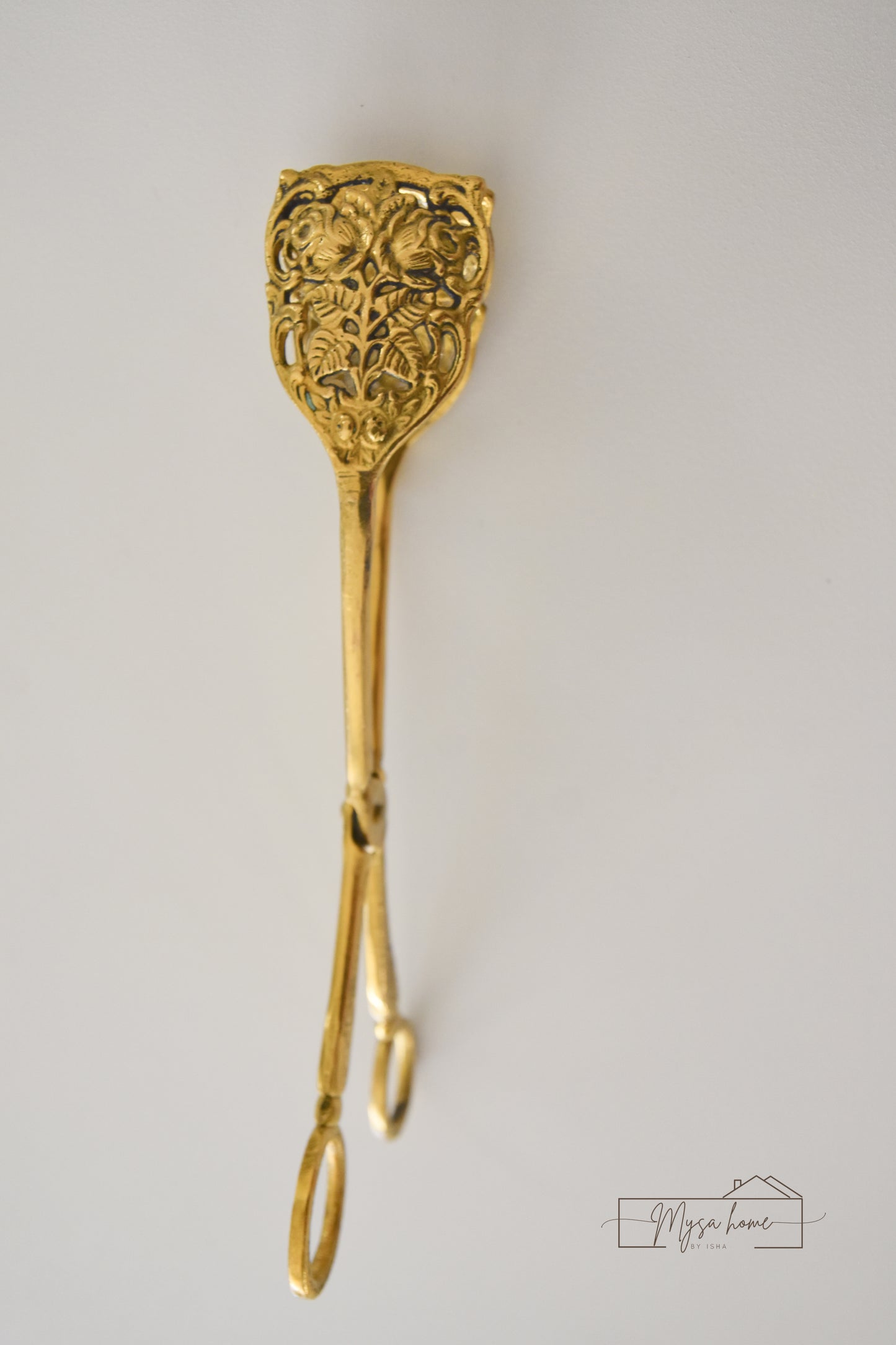 Decorative Brass Tongs