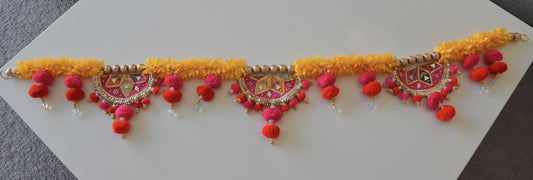 Toran/ Banderwall -Pink Red